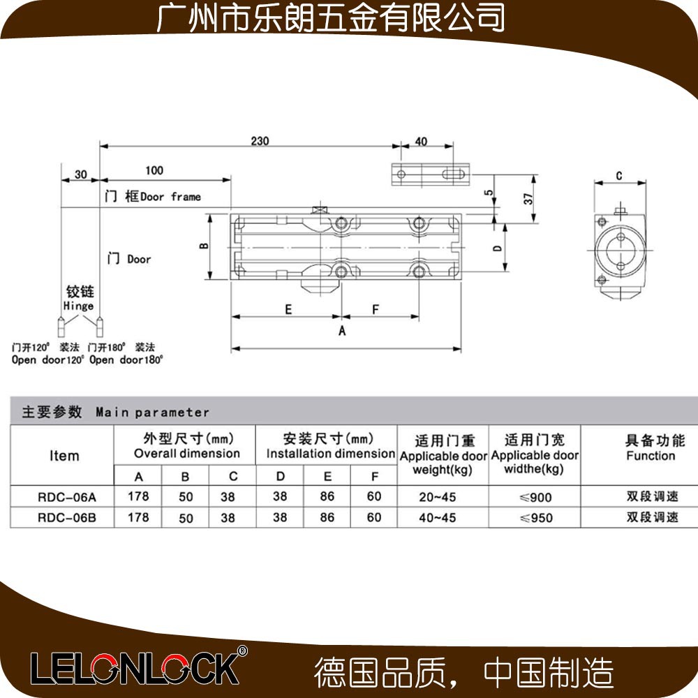 91视频软件大全91视频下载链接地址RDC-06滑轨式闭门器