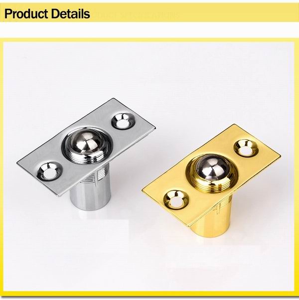 High quality matt black door Brass door ball catcher roller Made in China