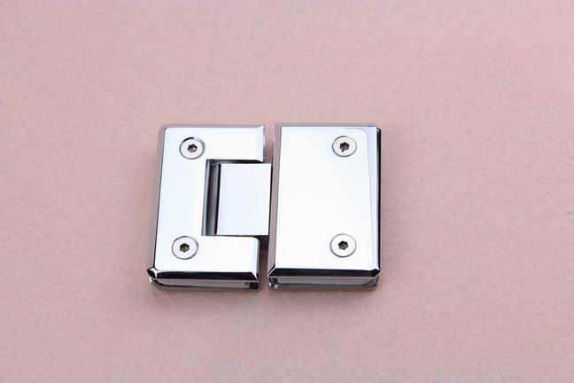 High anti-rusty 180 degree beveled brass shower door hinge